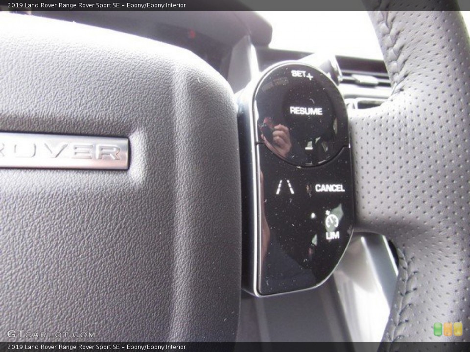 Ebony/Ebony Interior Steering Wheel for the 2019 Land Rover Range Rover Sport SE #131730242