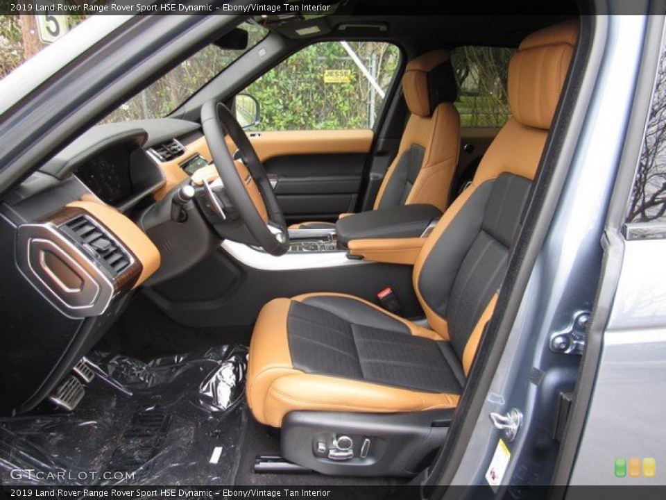 Ebony/Vintage Tan Interior Photo for the 2019 Land Rover Range Rover Sport HSE Dynamic #131730380