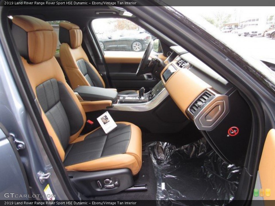 Ebony/Vintage Tan Interior Front Seat for the 2019 Land Rover Range Rover Sport HSE Dynamic #131730407