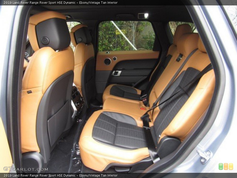 Ebony/Vintage Tan Interior Rear Seat for the 2019 Land Rover Range Rover Sport HSE Dynamic #131730509