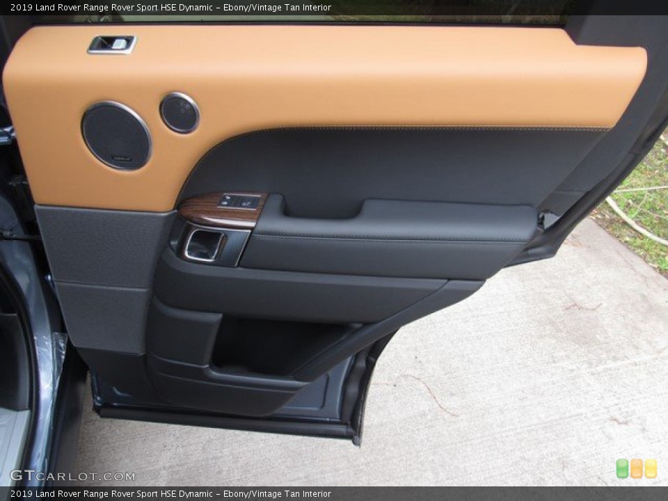 Ebony/Vintage Tan Interior Door Panel for the 2019 Land Rover Range Rover Sport HSE Dynamic #131730605