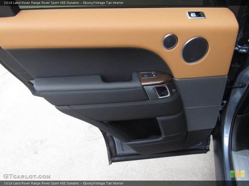 Ebony/Vintage Tan Interior Door Panel for the 2019 Land Rover Range Rover Sport HSE Dynamic #131730620