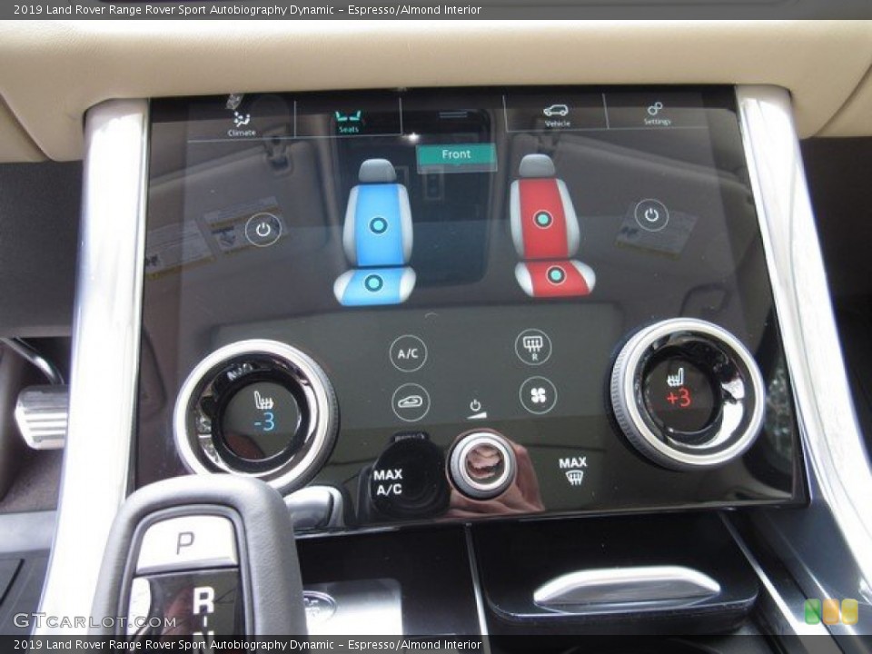 Espresso/Almond Interior Controls for the 2019 Land Rover Range Rover Sport Autobiography Dynamic #131731118