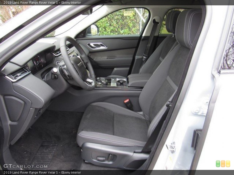 Ebony Interior Front Seat for the 2019 Land Rover Range Rover Velar S #131731193