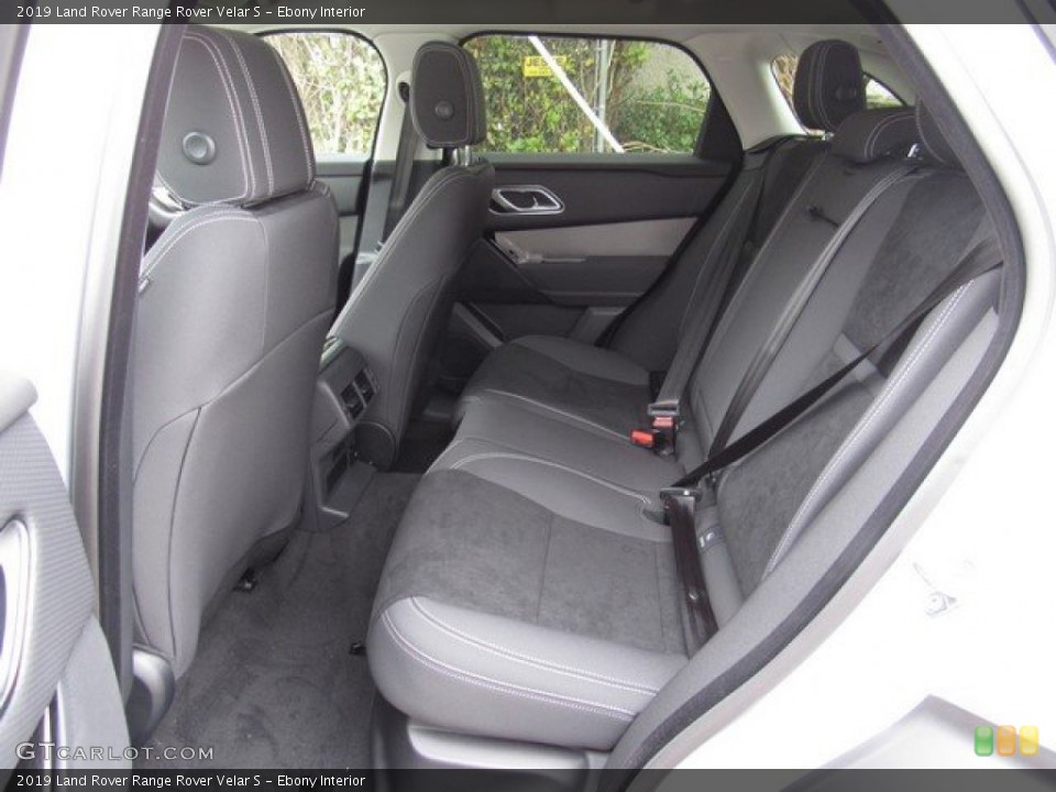 Ebony Interior Rear Seat for the 2019 Land Rover Range Rover Velar S #131731340