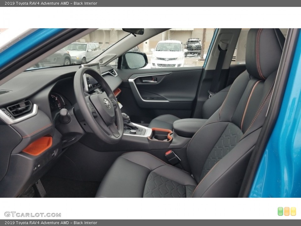 Black Interior Front Seat for the 2019 Toyota RAV4 Adventure AWD #131734786