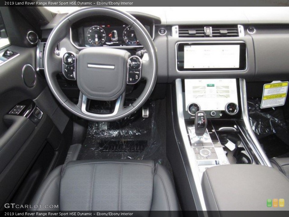 Ebony/Ebony Interior Dashboard for the 2019 Land Rover Range Rover Sport HSE Dynamic #131743792