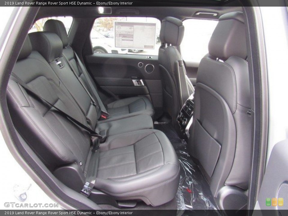 Ebony/Ebony Interior Rear Seat for the 2019 Land Rover Range Rover Sport HSE Dynamic #131743891