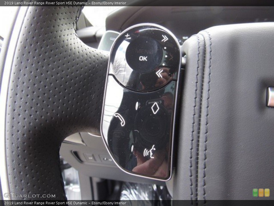 Ebony/Ebony Interior Steering Wheel for the 2019 Land Rover Range Rover Sport HSE Dynamic #131744035