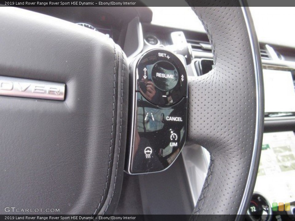 Ebony/Ebony Interior Steering Wheel for the 2019 Land Rover Range Rover Sport HSE Dynamic #131744056