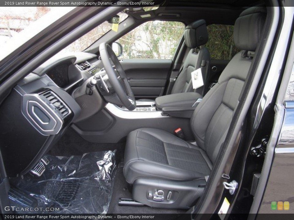 Ebony/Ebony Interior Photo for the 2019 Land Rover Range Rover Sport Autobiography Dynamic #131745685