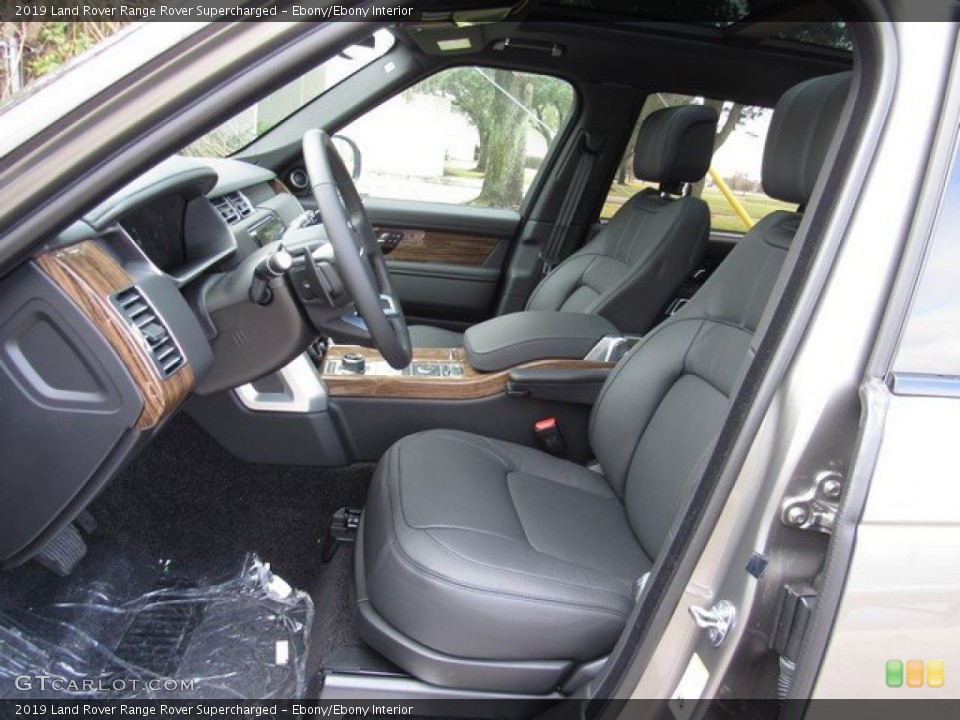 Ebony/Ebony Interior Photo for the 2019 Land Rover Range Rover Supercharged #131746423