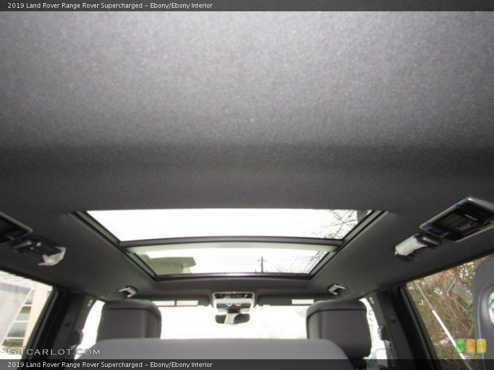 Ebony/Ebony Interior Sunroof for the 2019 Land Rover Range Rover Supercharged #131746732