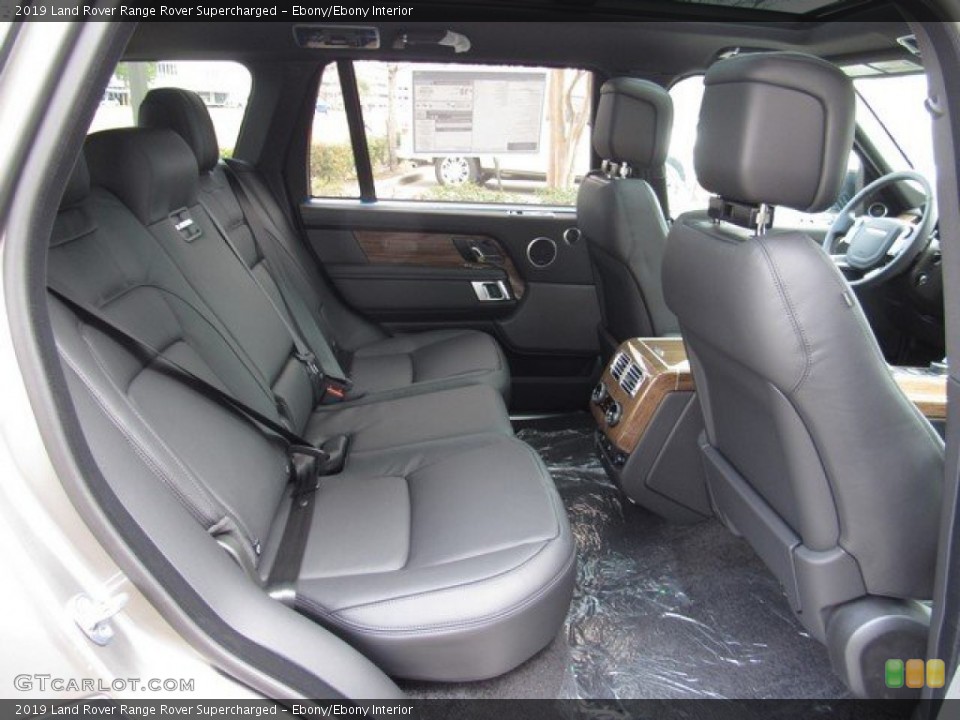 Ebony/Ebony Interior Rear Seat for the 2019 Land Rover Range Rover Supercharged #131746753