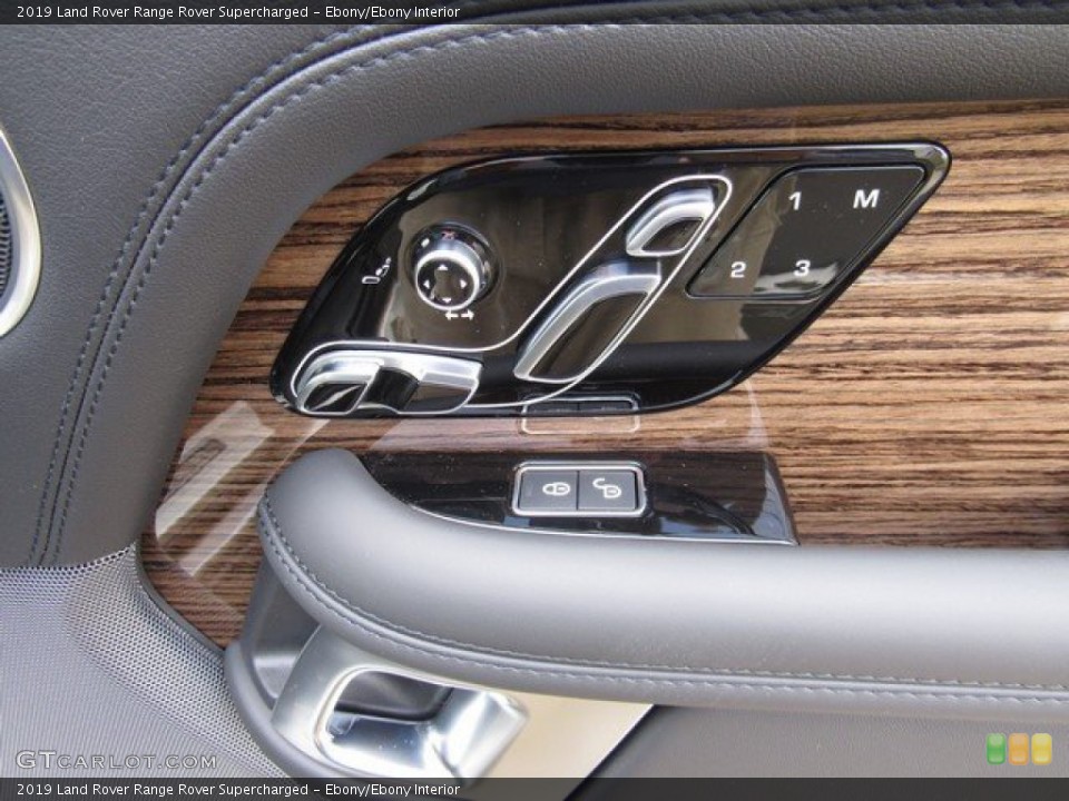 Ebony/Ebony Interior Controls for the 2019 Land Rover Range Rover Supercharged #131746792