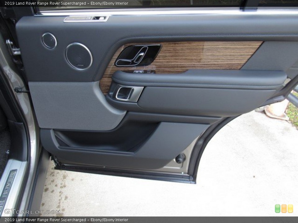 Ebony/Ebony Interior Door Panel for the 2019 Land Rover Range Rover Supercharged #131746816