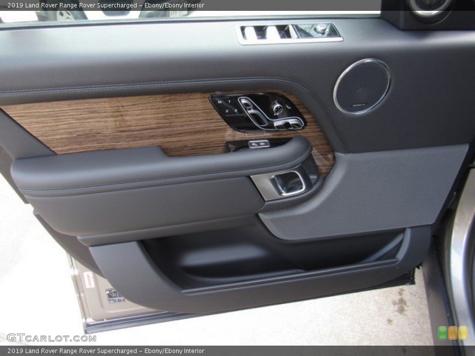 Ebony/Ebony Interior Door Panel for the 2019 Land Rover Range Rover Supercharged #131746885