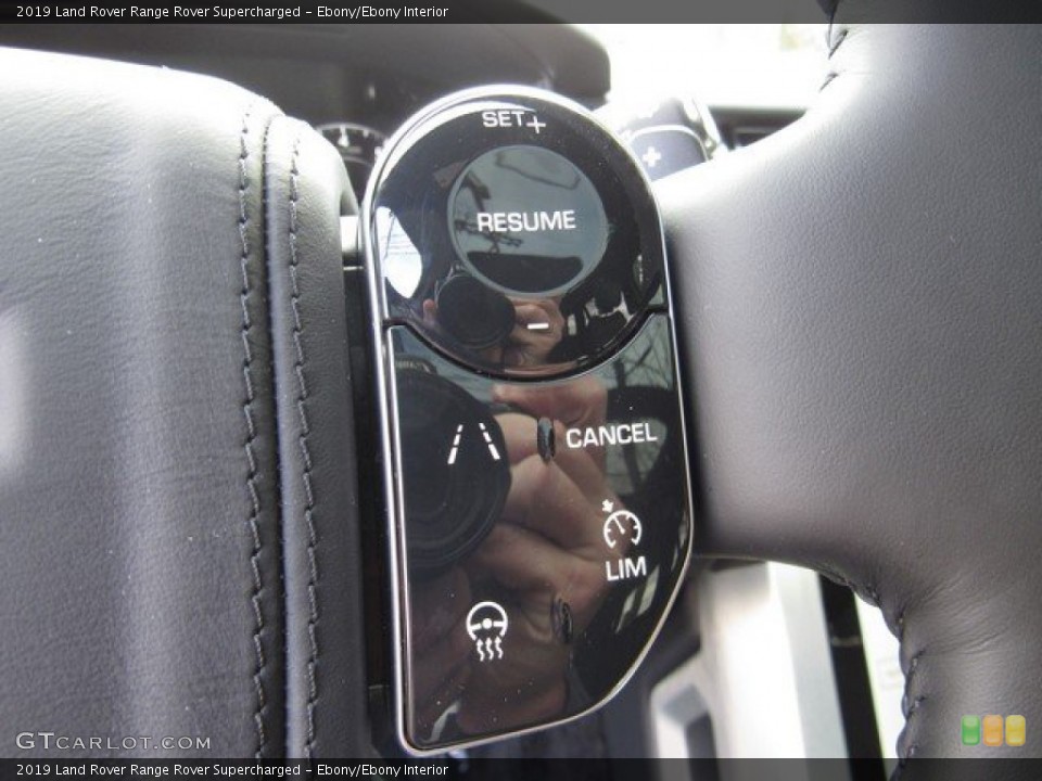 Ebony/Ebony Interior Steering Wheel for the 2019 Land Rover Range Rover Supercharged #131746986