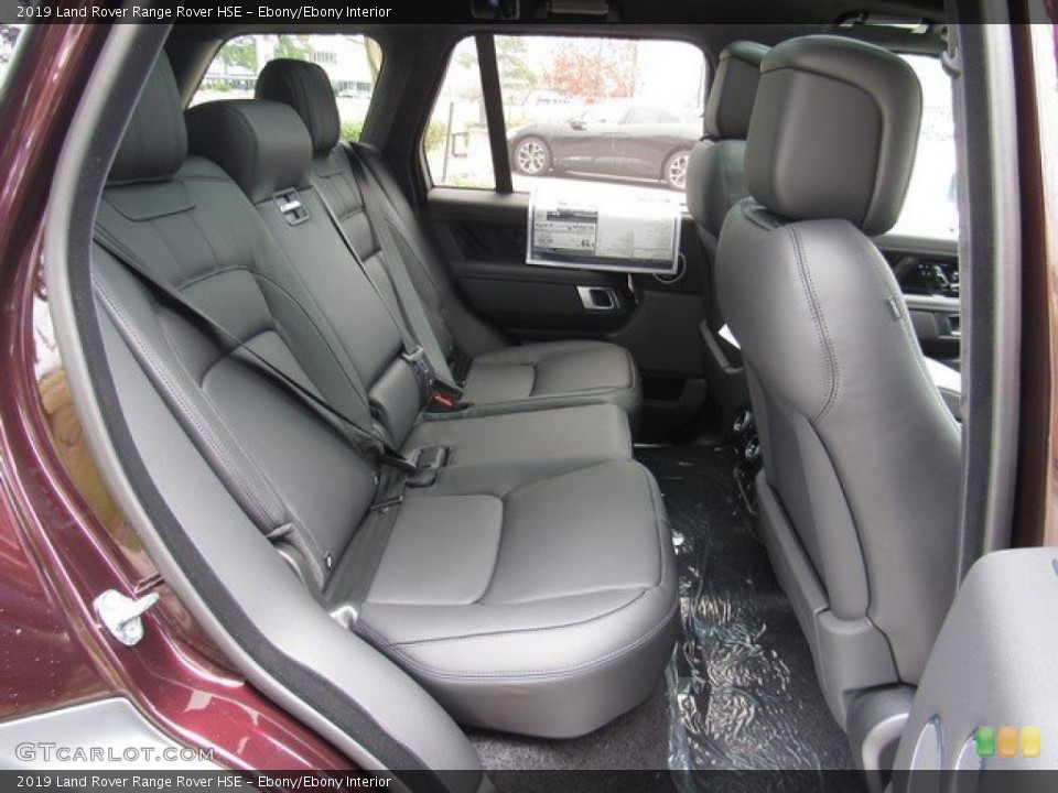 Ebony/Ebony Interior Rear Seat for the 2019 Land Rover Range Rover HSE #131748295