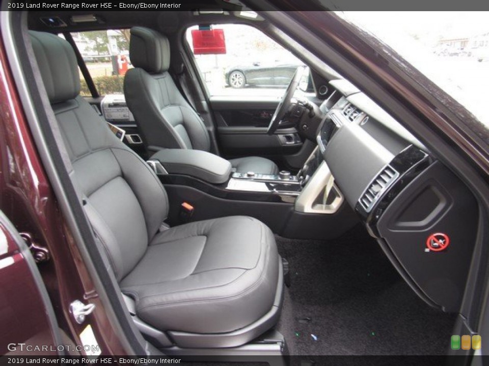 Ebony/Ebony Interior Front Seat for the 2019 Land Rover Range Rover HSE #131748322