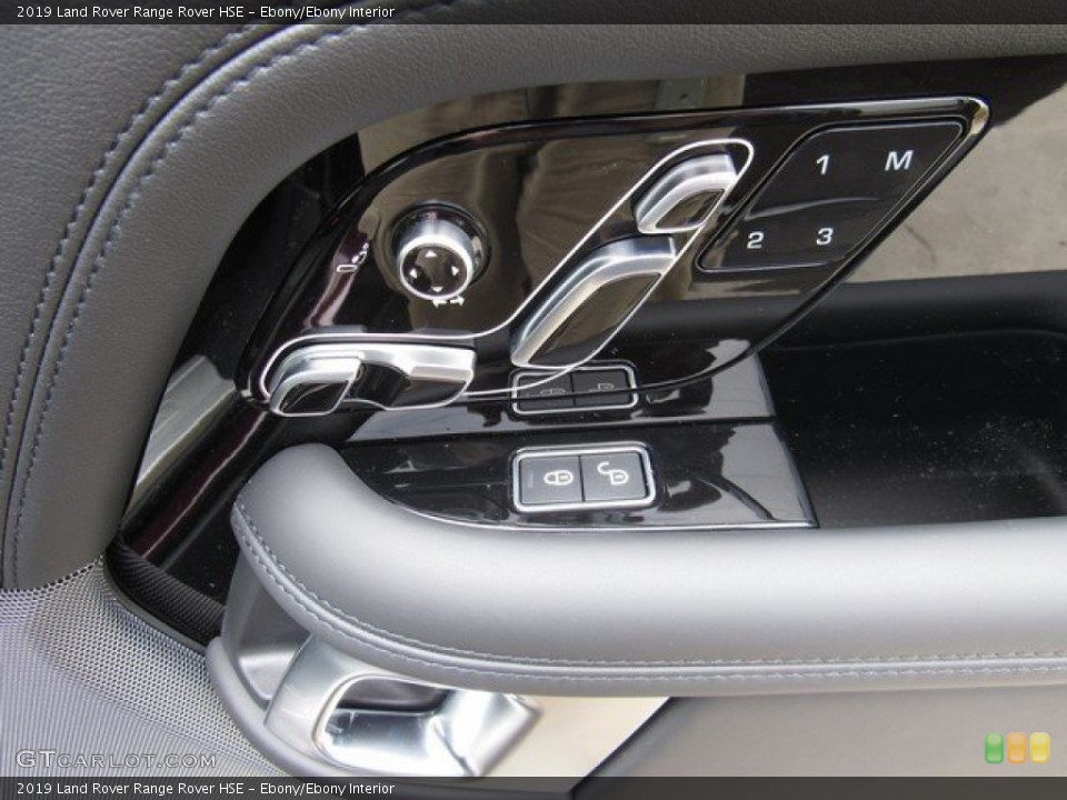 Ebony/Ebony Interior Controls for the 2019 Land Rover Range Rover HSE #131748355