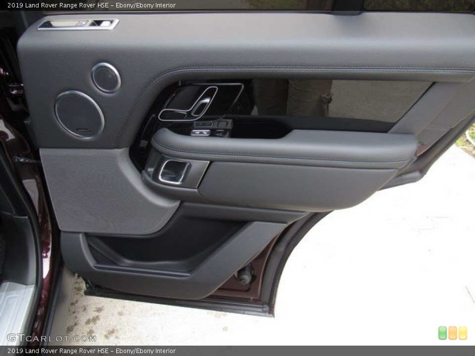 Ebony/Ebony Interior Door Panel for the 2019 Land Rover Range Rover HSE #131748369