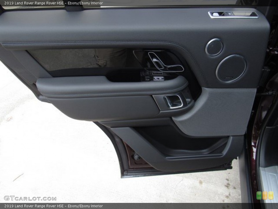 Ebony/Ebony Interior Door Panel for the 2019 Land Rover Range Rover HSE #131748427