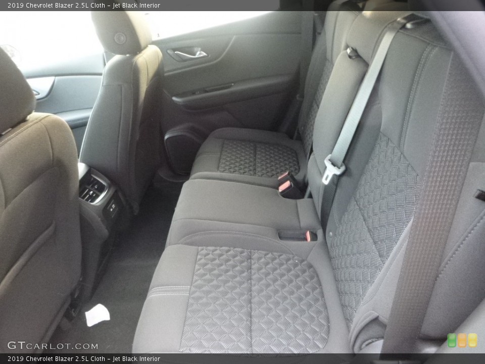 Jet Black Interior Rear Seat for the 2019 Chevrolet Blazer 2.5L Cloth #131752531