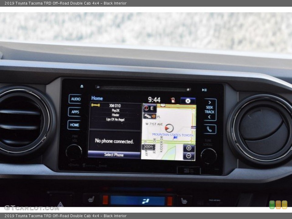 Black Interior Navigation for the 2019 Toyota Tacoma TRD Off-Road Double Cab 4x4 #131753932
