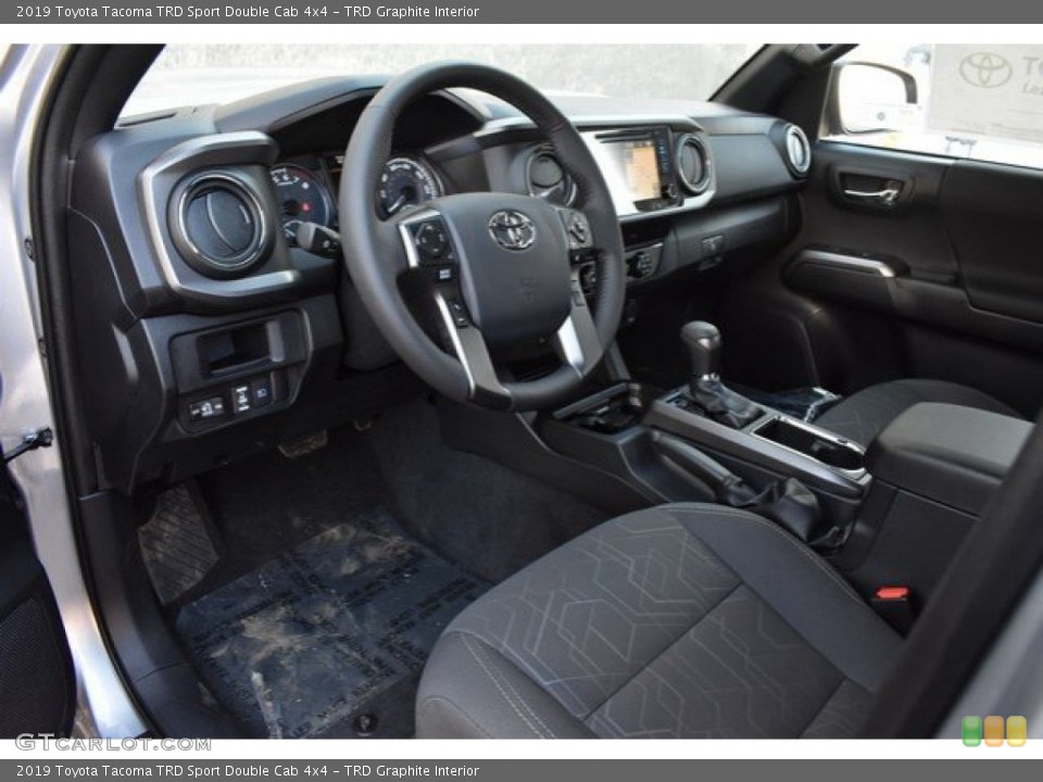TRD Graphite Interior Photo for the 2019 Toyota Tacoma TRD Sport Double Cab 4x4 #131757070