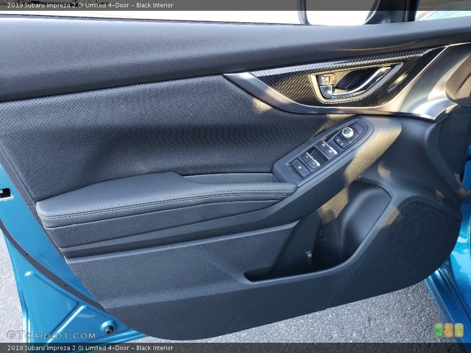 Black Interior Door Panel for the 2019 Subaru Impreza 2.0i Limited 4-Door #131757454