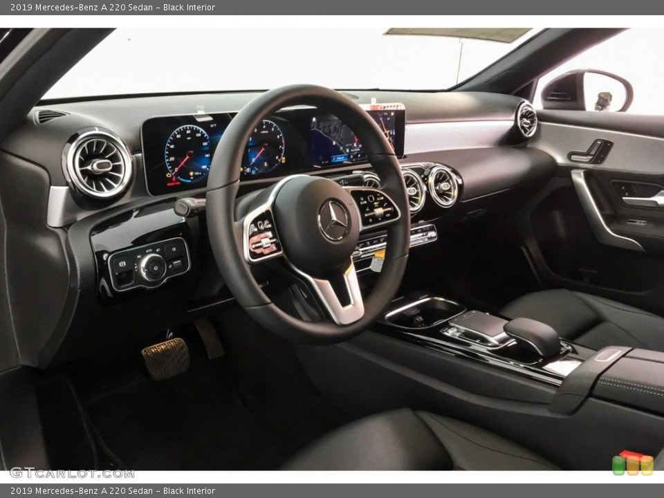 Black Interior Dashboard for the 2019 Mercedes-Benz A 220 Sedan #131761550