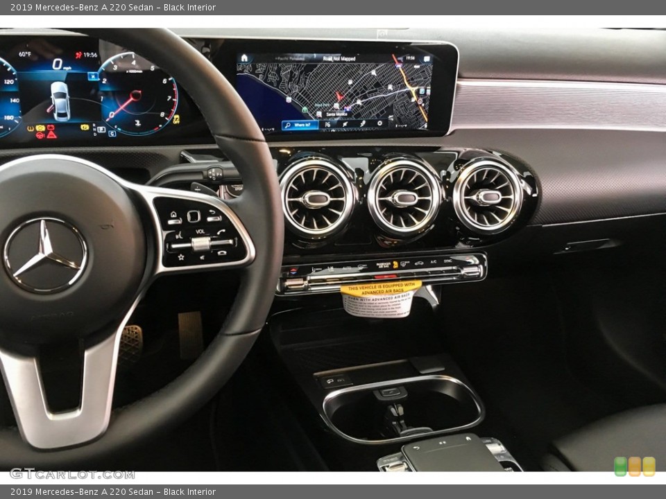 Black Interior Dashboard for the 2019 Mercedes-Benz A 220 Sedan #131761601