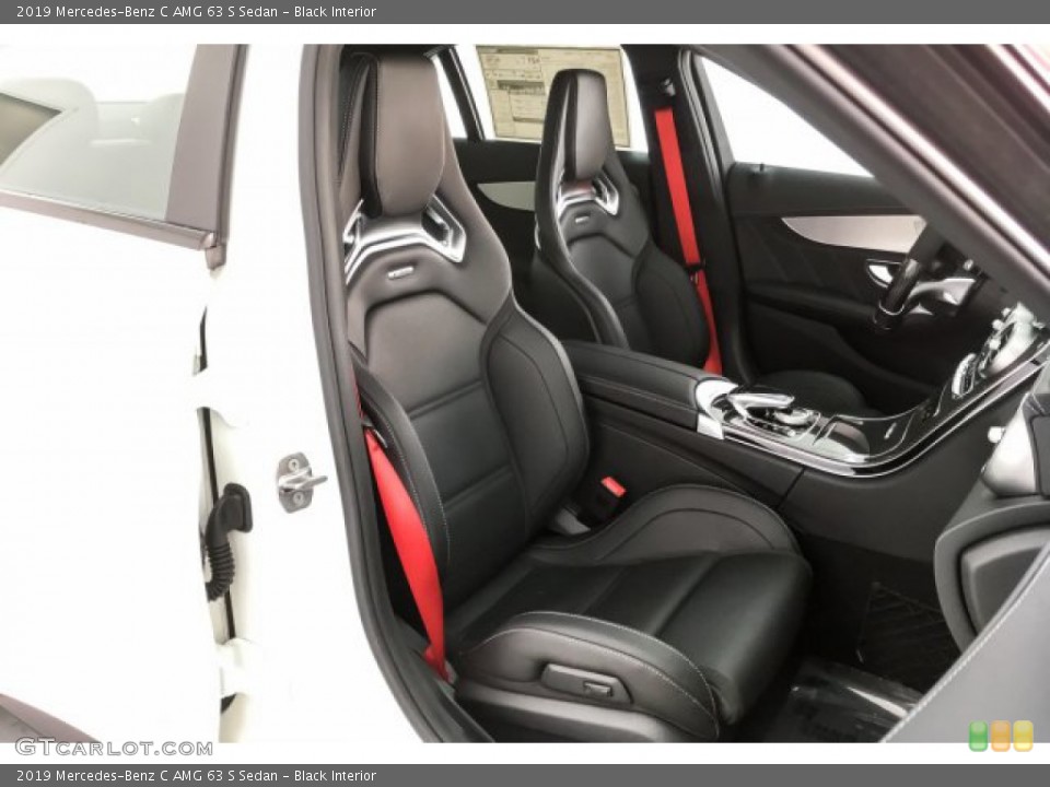 Black Interior Front Seat for the 2019 Mercedes-Benz C AMG 63 S Sedan #131762417
