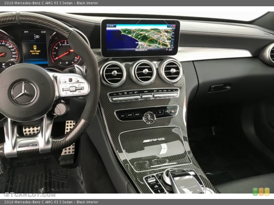 Black Interior Controls for the 2019 Mercedes-Benz C AMG 63 S Sedan #131762441