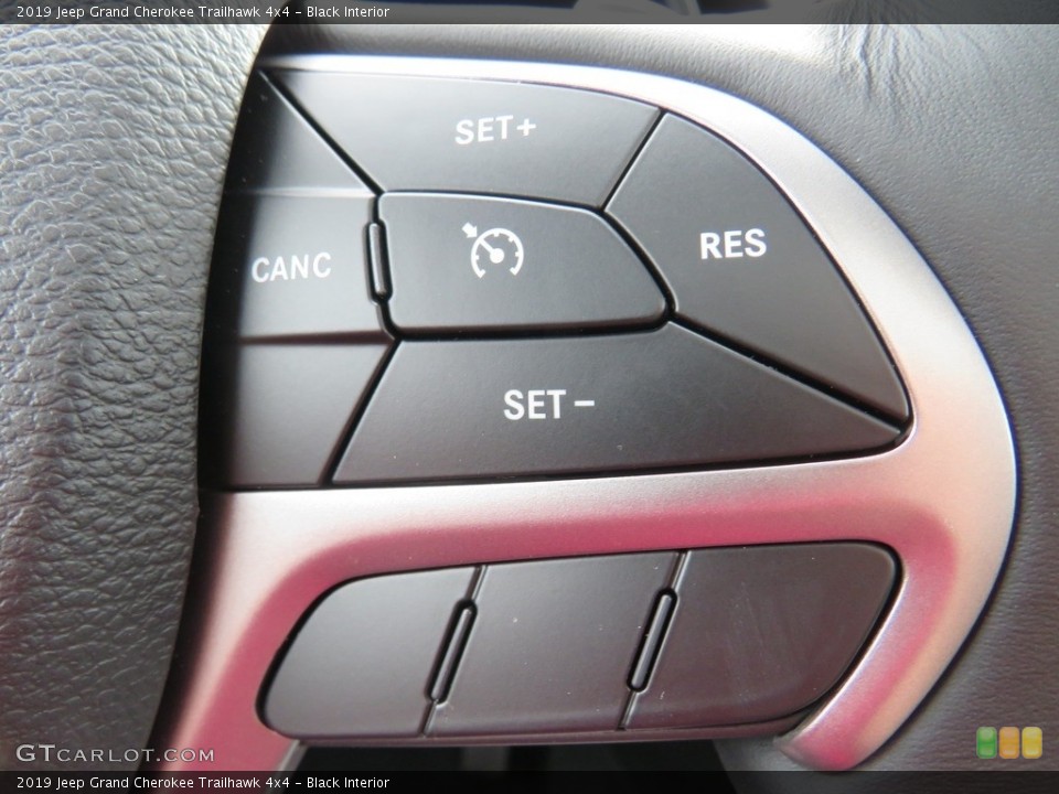 Black Interior Steering Wheel for the 2019 Jeep Grand Cherokee Trailhawk 4x4 #131767460