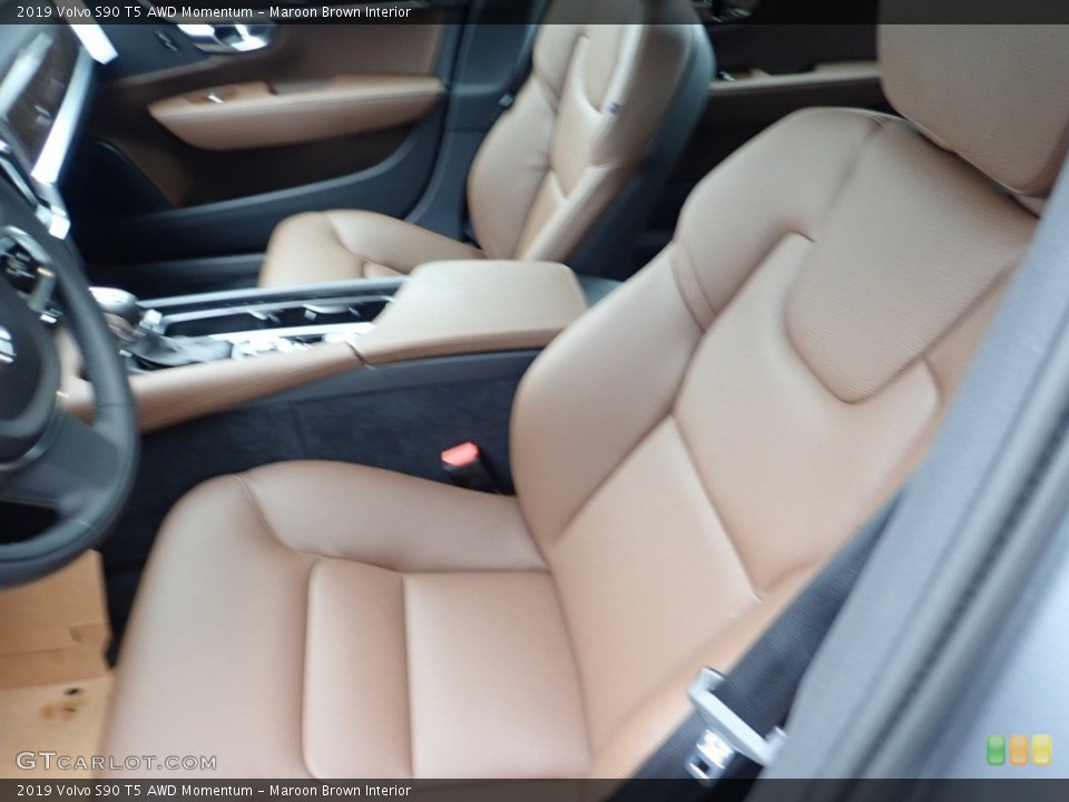 Maroon Brown 2019 Volvo S90 Interiors