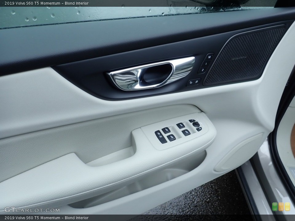 Blond Interior Door Panel for the 2019 Volvo S60 T5 Momentum #131772776