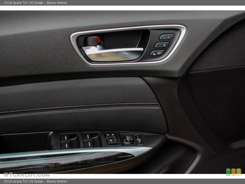 Ebony Interior Door Panel for the 2019 Acura TLX V6 Sedan #131786207