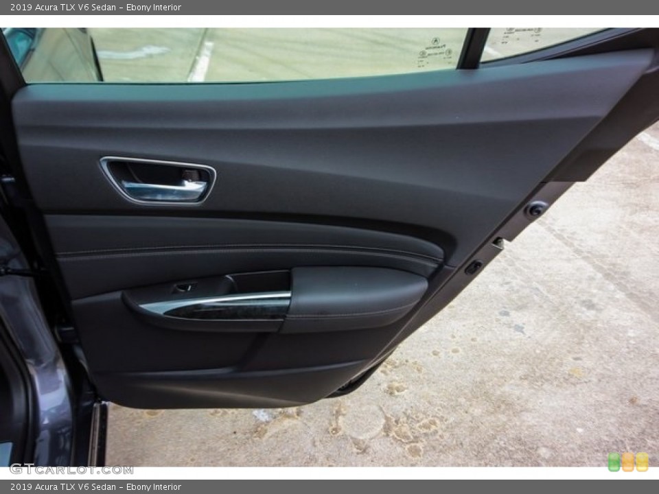 Ebony Interior Door Panel for the 2019 Acura TLX V6 Sedan #131786276