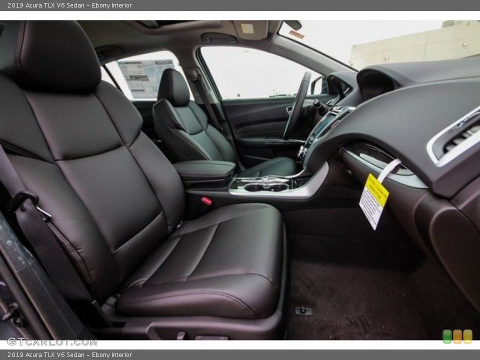 Ebony Interior Front Seat for the 2019 Acura TLX V6 Sedan #131786303