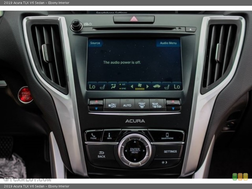 Ebony Interior Controls for the 2019 Acura TLX V6 Sedan #131786342