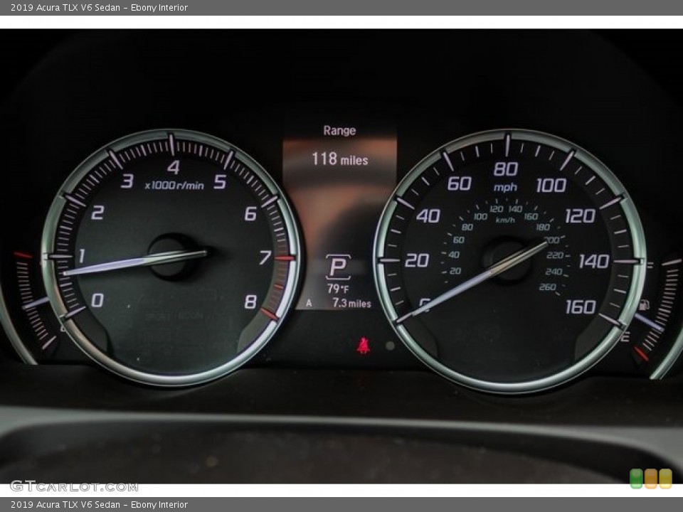 Ebony Interior Gauges for the 2019 Acura TLX V6 Sedan #131786384