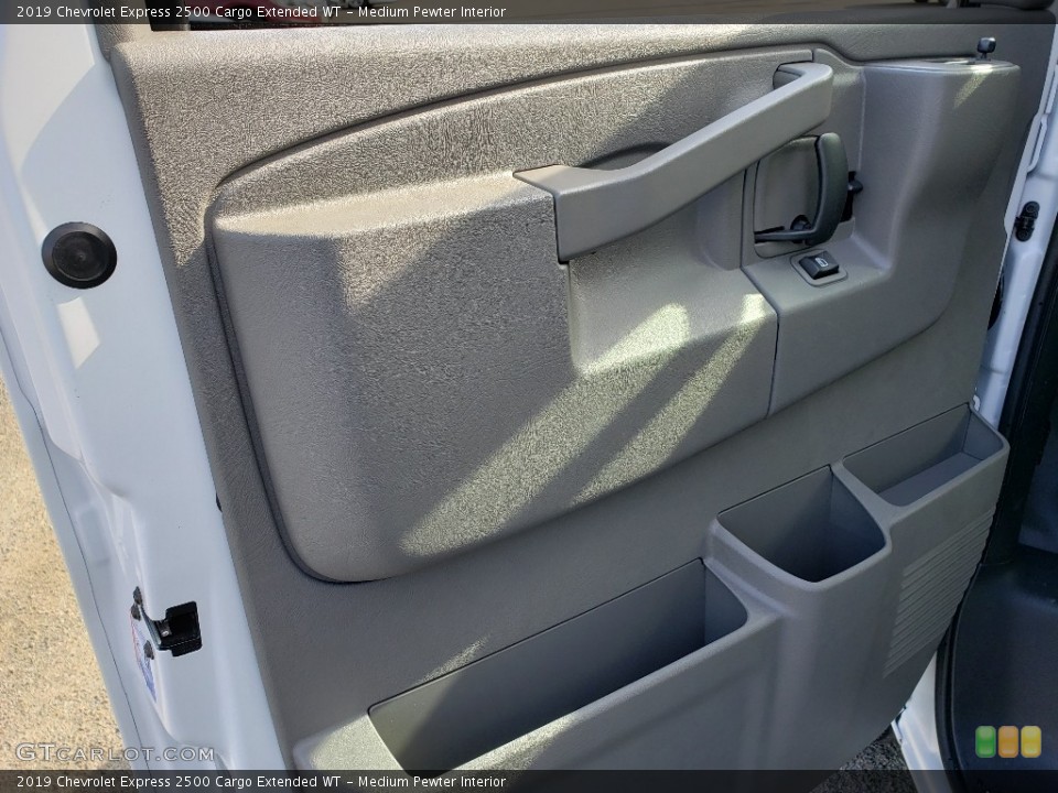Medium Pewter Interior Door Panel for the 2019 Chevrolet Express 2500 Cargo Extended WT #131795390