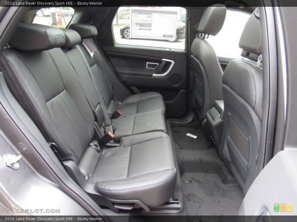 Ebony Interior Rear Seat for the 2019 Land Rover Discovery Sport HSE #131795708