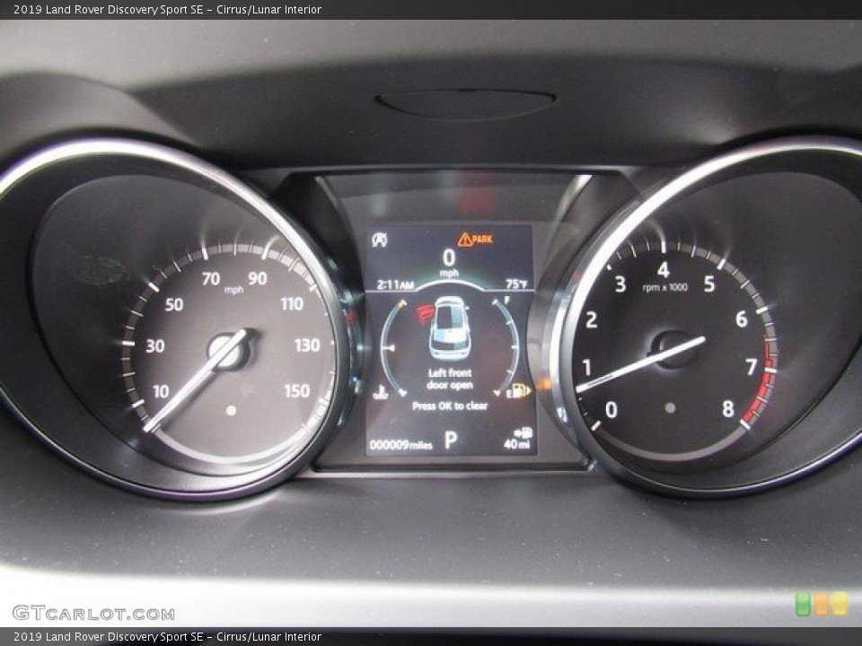 Cirrus/Lunar Interior Gauges for the 2019 Land Rover Discovery Sport SE #131796437