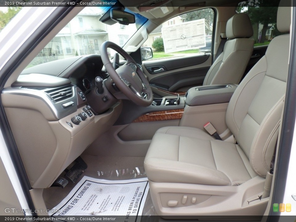 Cocoa/Dune Interior Photo for the 2019 Chevrolet Suburban Premier 4WD #131800247