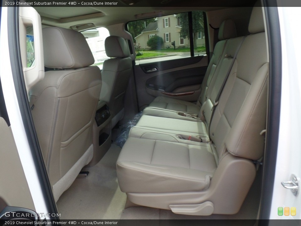 Cocoa/Dune Interior Rear Seat for the 2019 Chevrolet Suburban Premier 4WD #131800949