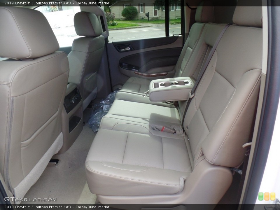 Cocoa/Dune Interior Rear Seat for the 2019 Chevrolet Suburban Premier 4WD #131800967