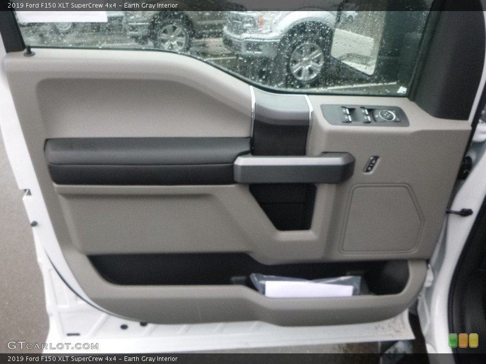 Earth Gray Interior Door Panel for the 2019 Ford F150 XLT SuperCrew 4x4 #131803319